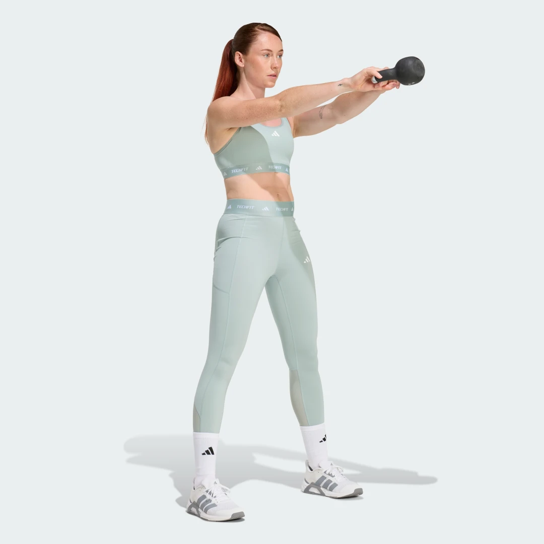 Thumbnail 2 de Adidas Sujetador TECHFIT en verde