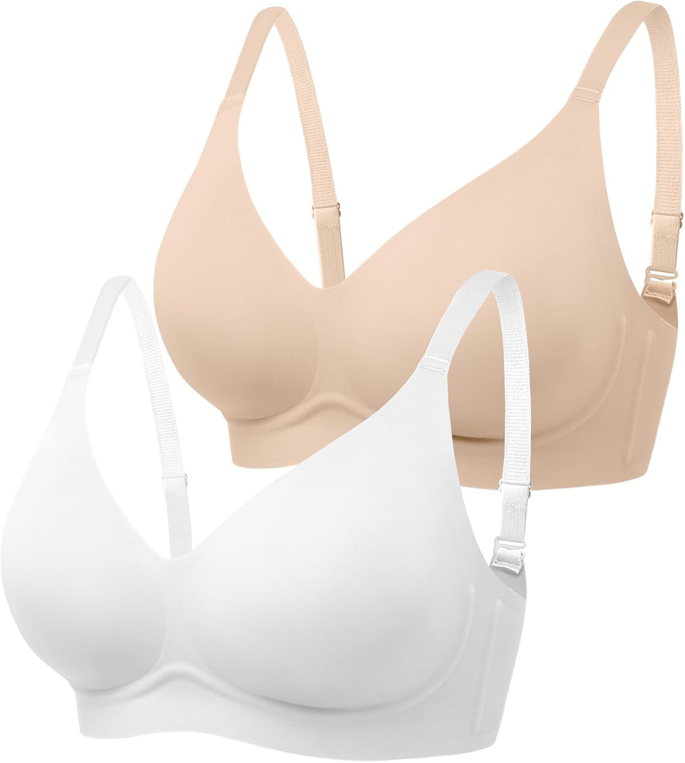 Thumbnail 6 de Cuteio Wireless Jelly Bras for Women No Underwire - S-2XL Seamless Padded T-Shirt Bralette with Support