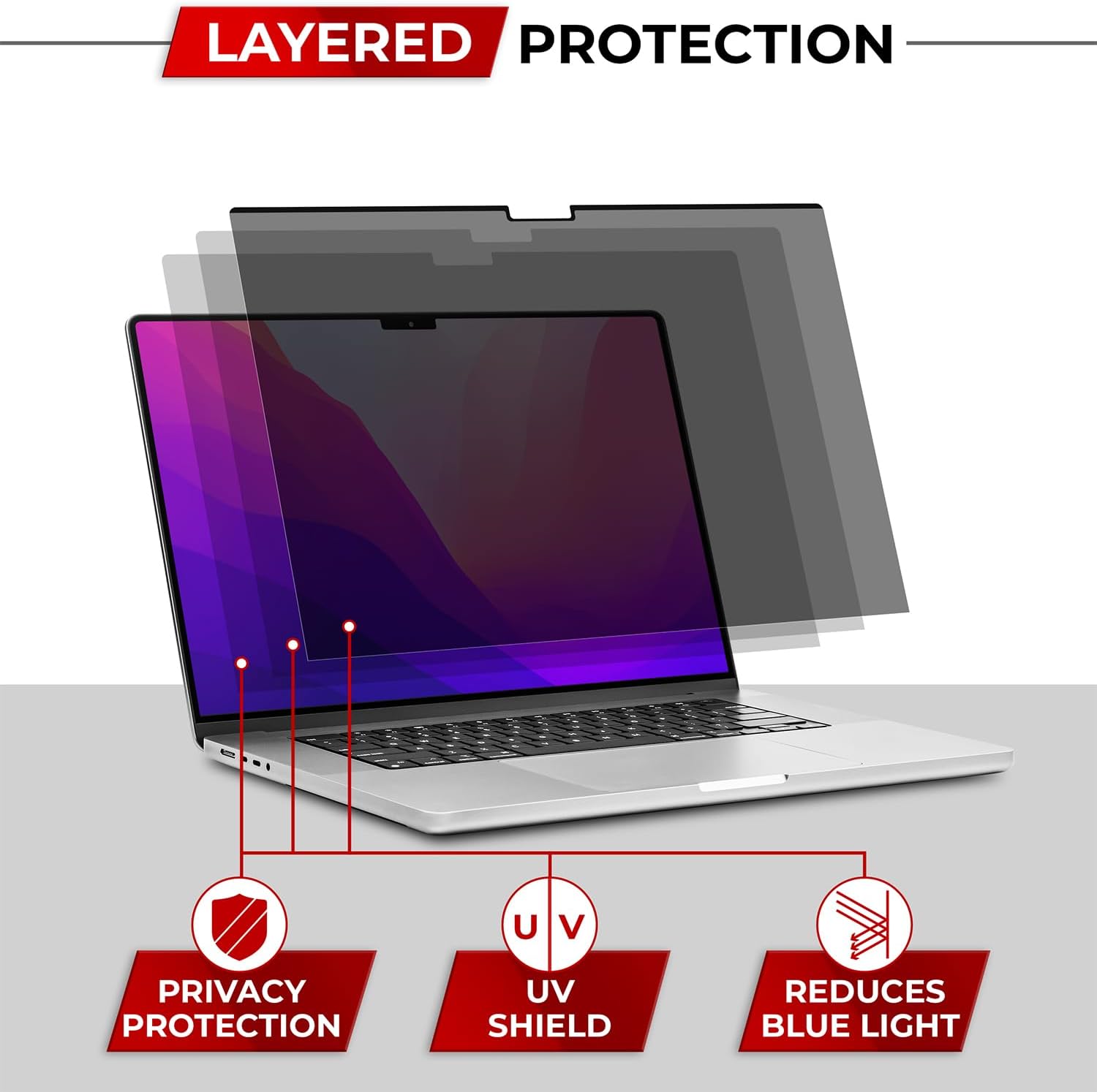 Thumbnail 6 de SightPro SP-PSM13MP16 Magnetic Privacy Screen for 13.3-inch MacBook Pro