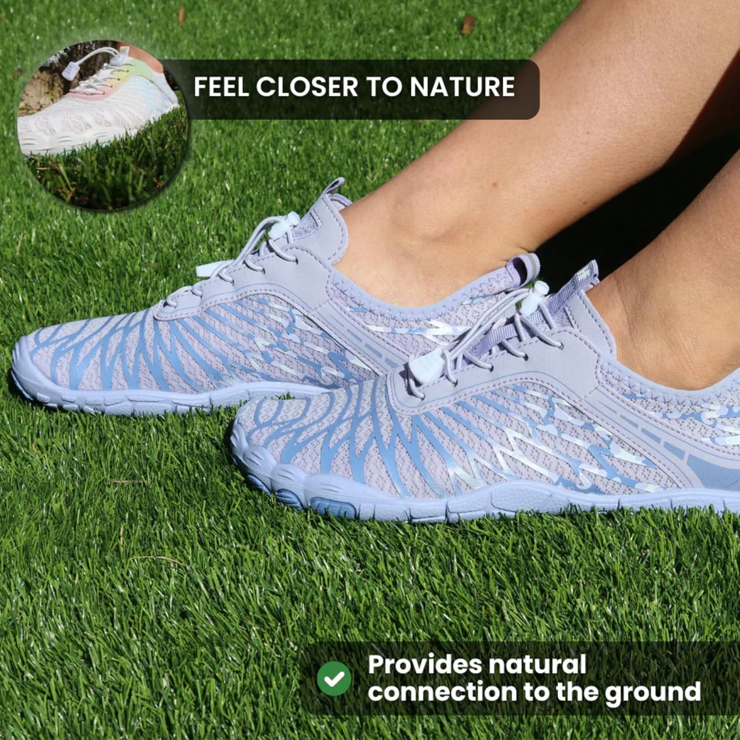 Thumbnail 4 de Hike Footwear HF Signature Barefoot Shoes for Women & Men (Wide Toe, Non-Slip) — Lightweight Daily Walking Sneakers
