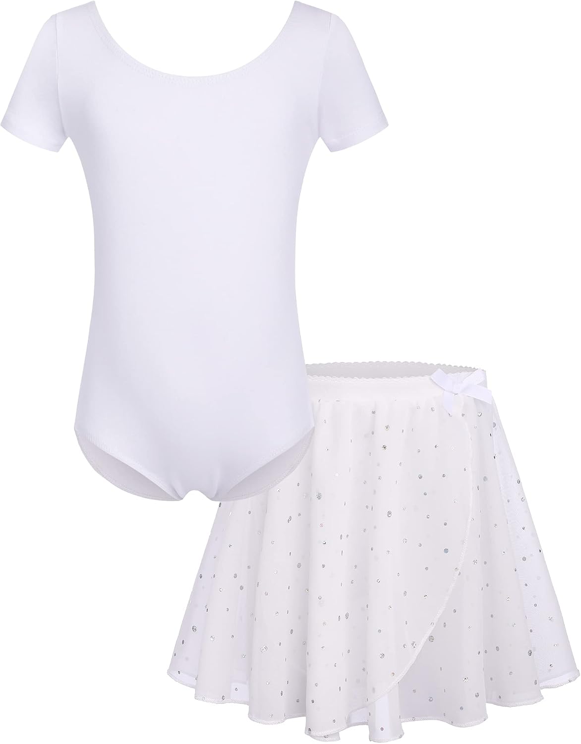 Thumbnail 6 de Bricnat abbigliamento da balletto per ragazze 2–10 anni: vestito/body in cotone con tutù