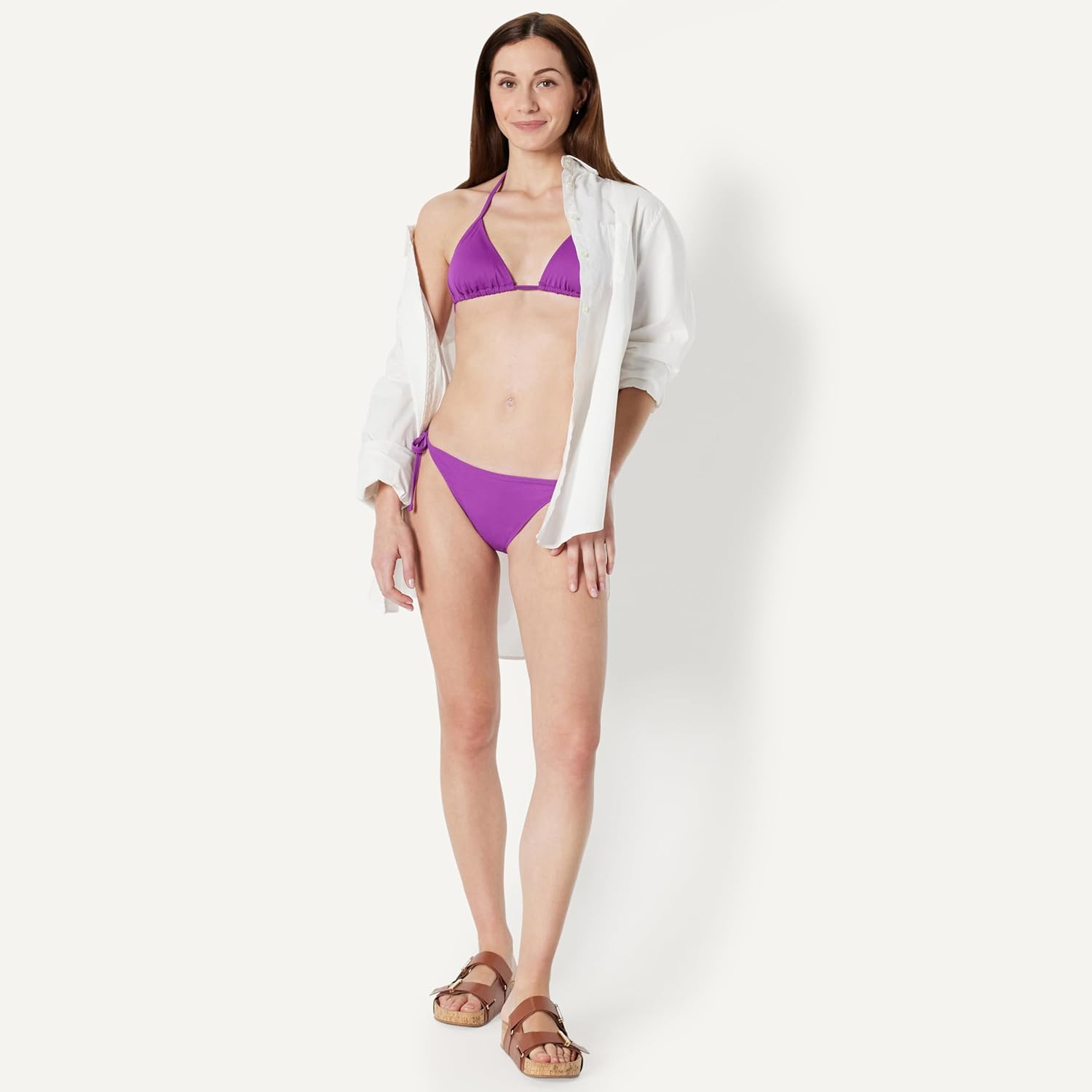 Thumbnail 4 de Amazon Essentials Damen Bikinioberteil mit Triangelkörbchen (abnehmbare Cups, verstellbare Träger)
