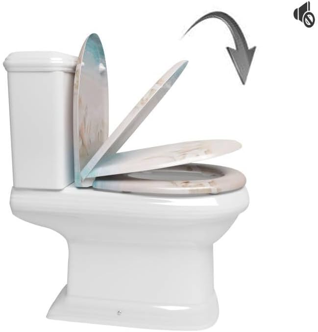 Thumbnail 1 de WOLTU Tapa WC Asiento Inodoro Cierre Suave Antibacterial 🚽