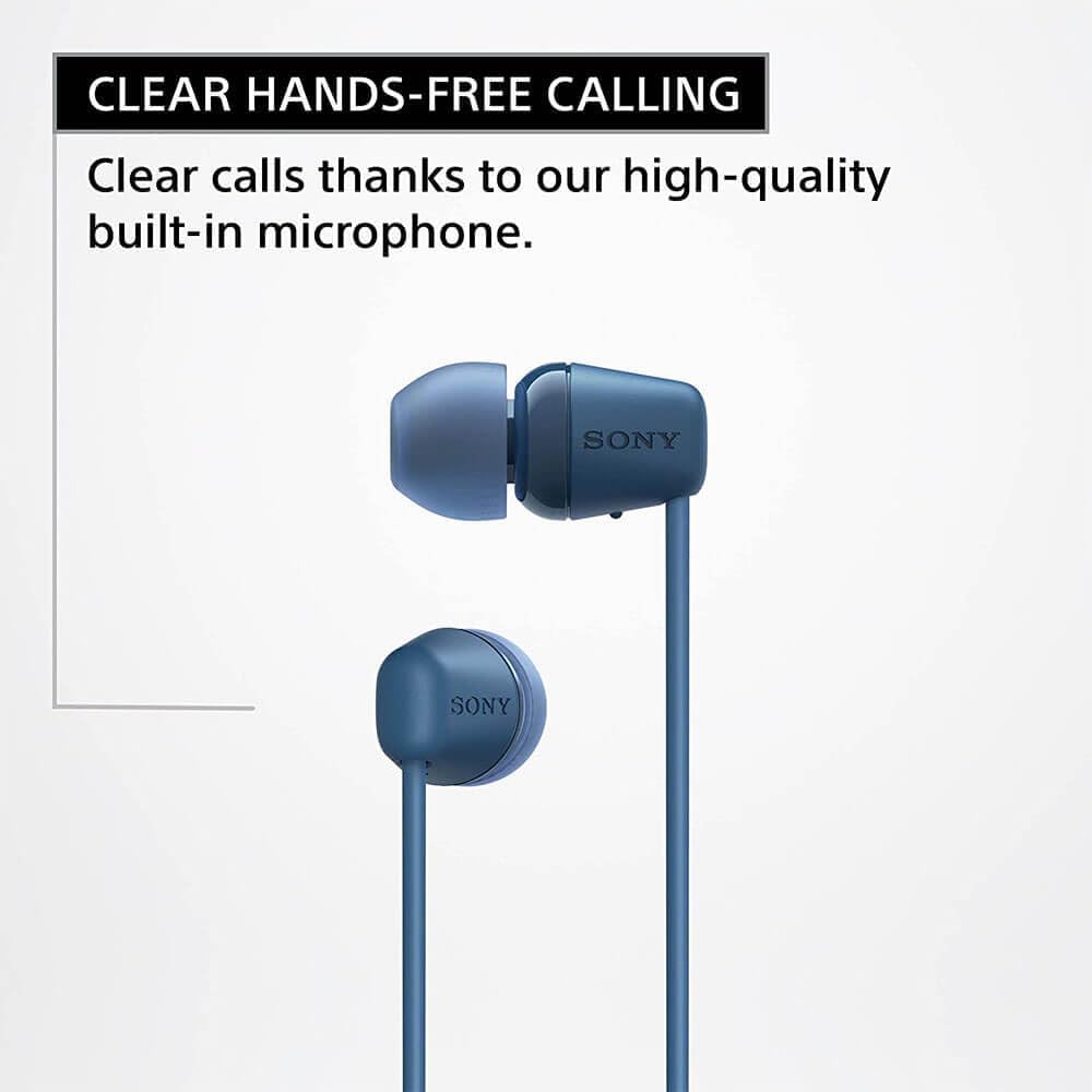 Detalle 1 de Sony Wireless In-Ear Headphones, 25-Hour Battery