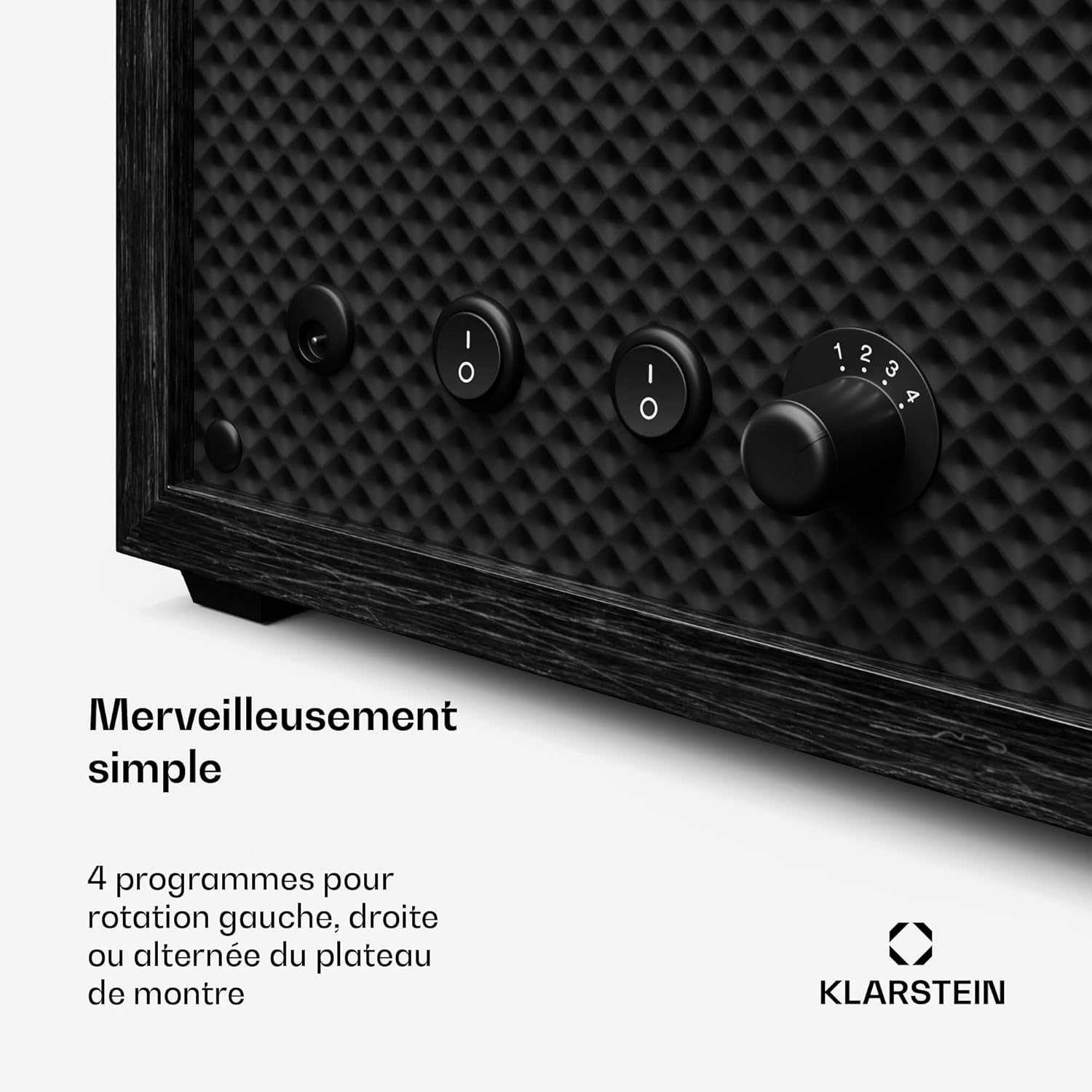 Thumbnail 4 de KLARSTEIN Remontoir de Montre Automatique — Pour 6 Montres, Bois Raffiné, Coussin Insonorisé et Éclairage LED