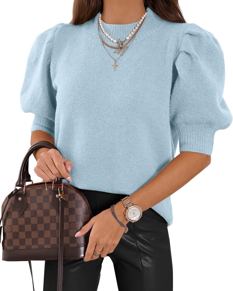 Thumbnail 6 de Puff Short Sleeve Sweater Top 2025