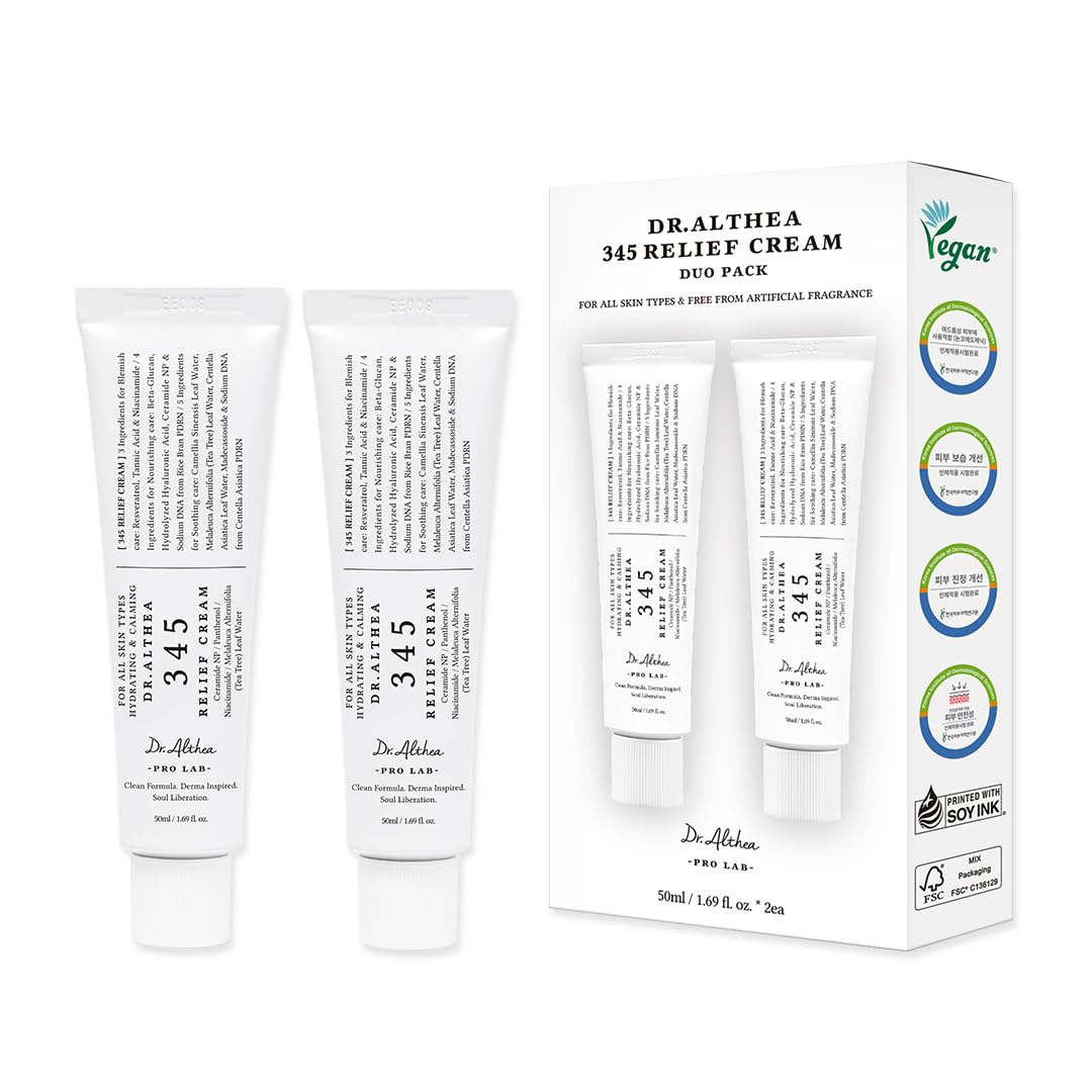 Detalle de Dr.Althea 345 Relief Cream, 1.69 fl oz, Pack of 2 with PDRN