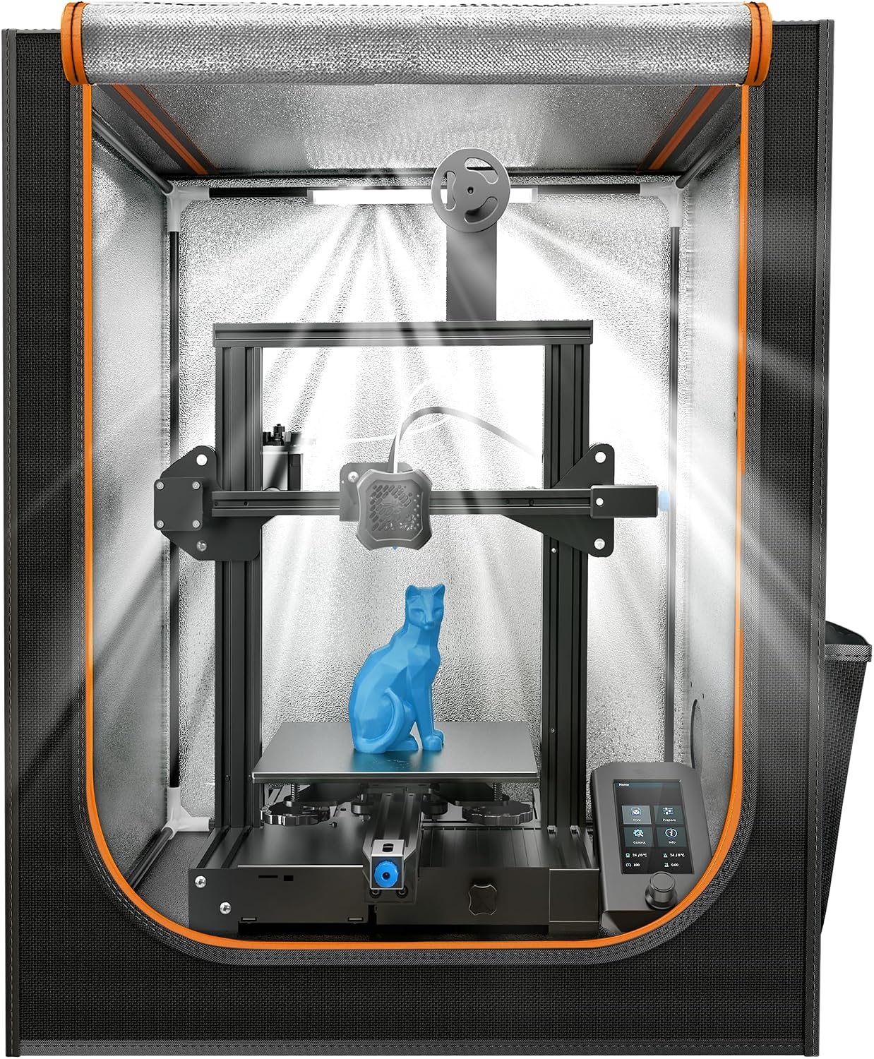 Detalle de YOOPAI Enclosure-L-01 3D-skrivarfodral, 750 x 700 x 900 mm utan LED