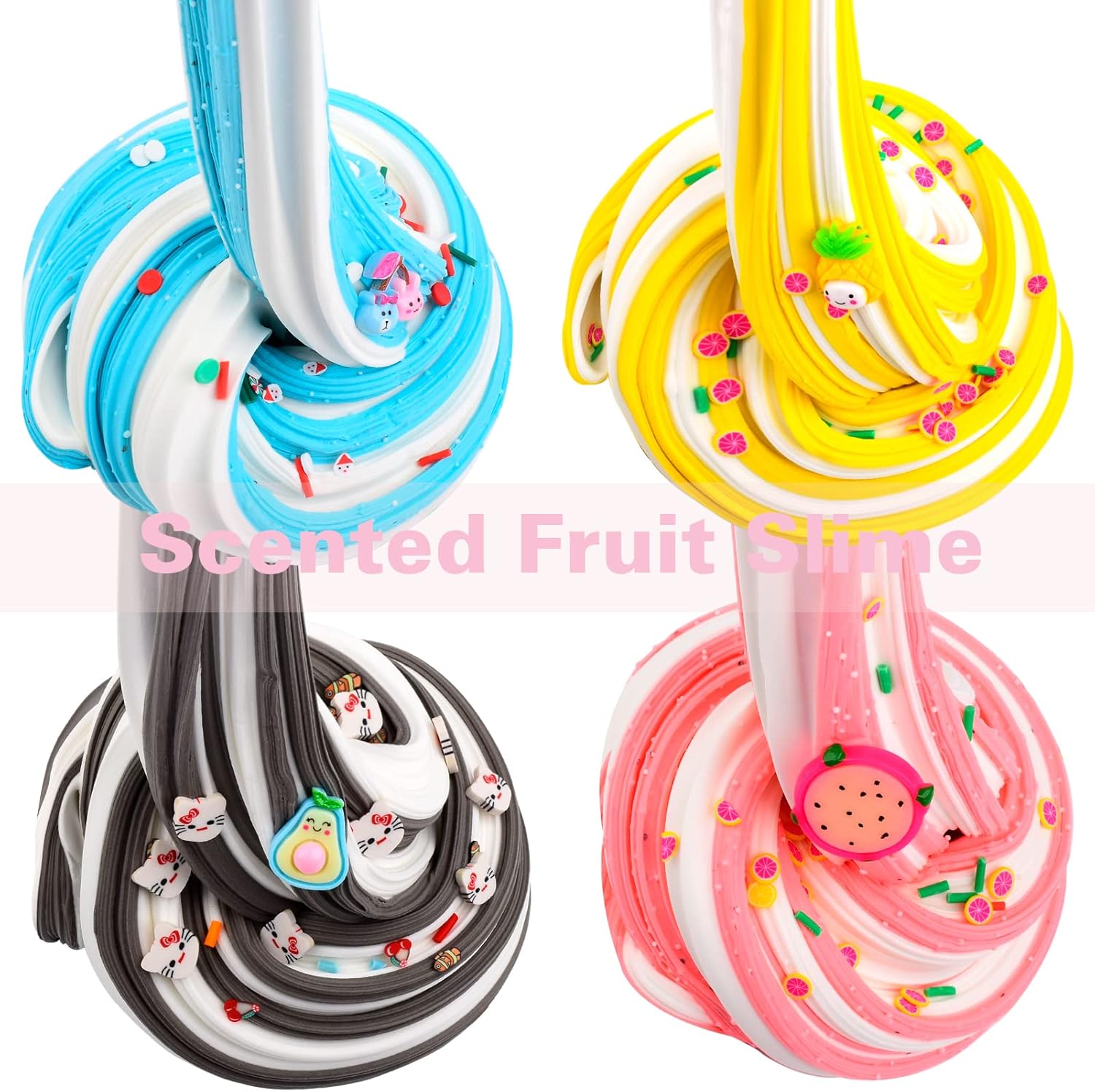 Detalle 2 de Fluffy Butter Slime Kit 8 Pack