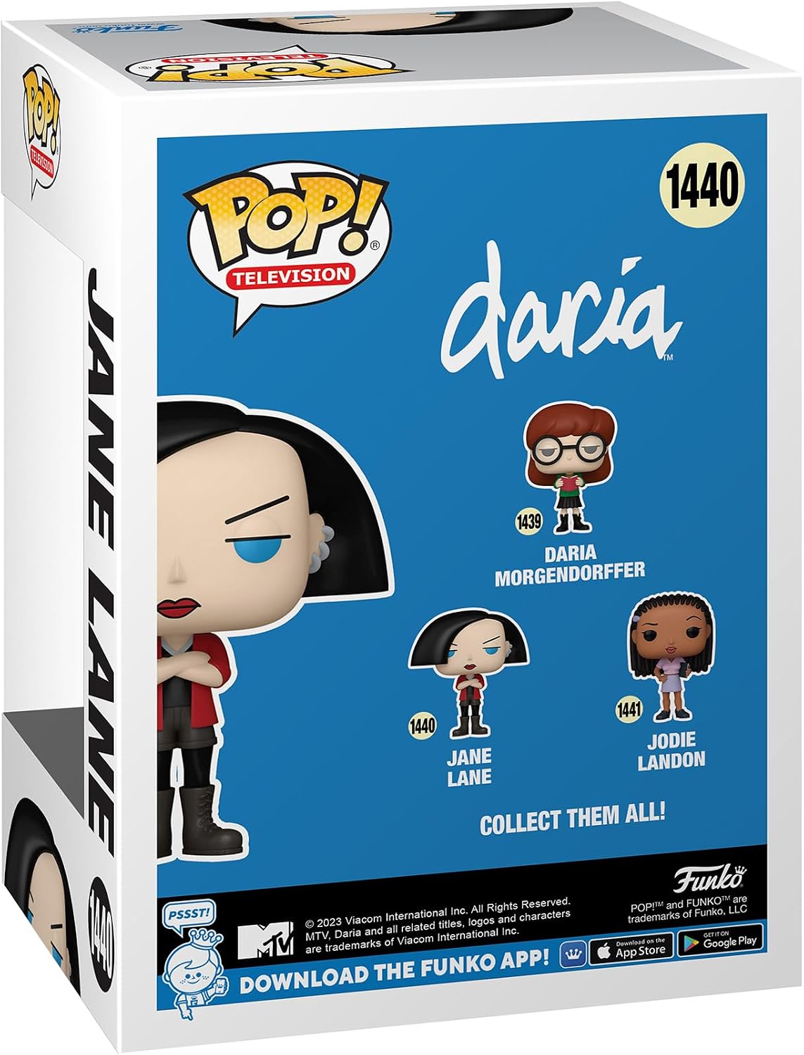Detalle de Funko Pop! TV Daria Jane Lane Vinyl Figure, Multicoloured Collectible