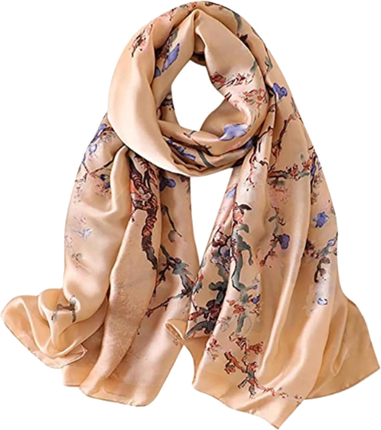 Detalle de Trillion London Spring Collection Designer Silk Scarf (180 x 90 cm)