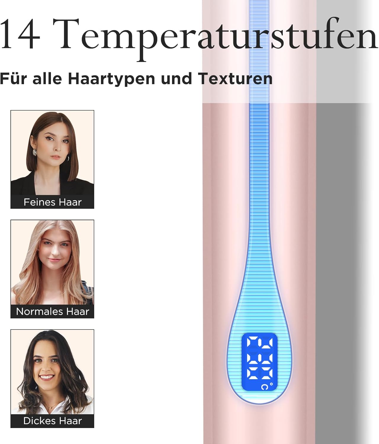 Thumbnail 4 de PARWIN PRO BEAUTY Infrarot-Ionen Haarglätter 2 in 1 – Glätten & Locken mit Infrarot- und Ionen-Therapie