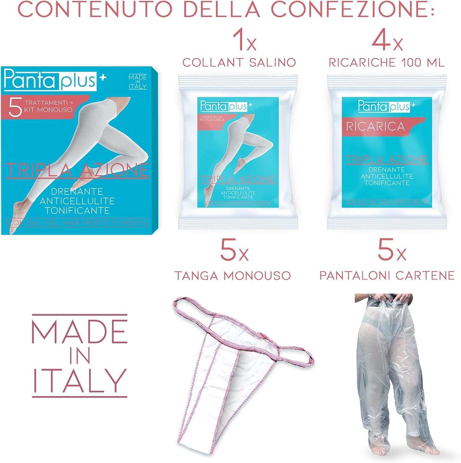 Thumbnail 1 de PANTAPLUS+ collant drenanti anticellulite taglia unica