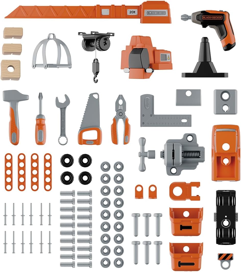 Thumbnail 1 de Smoby - Black+Decker Établi Bricolo Builder, 87 Accessoires – Fabrication Française