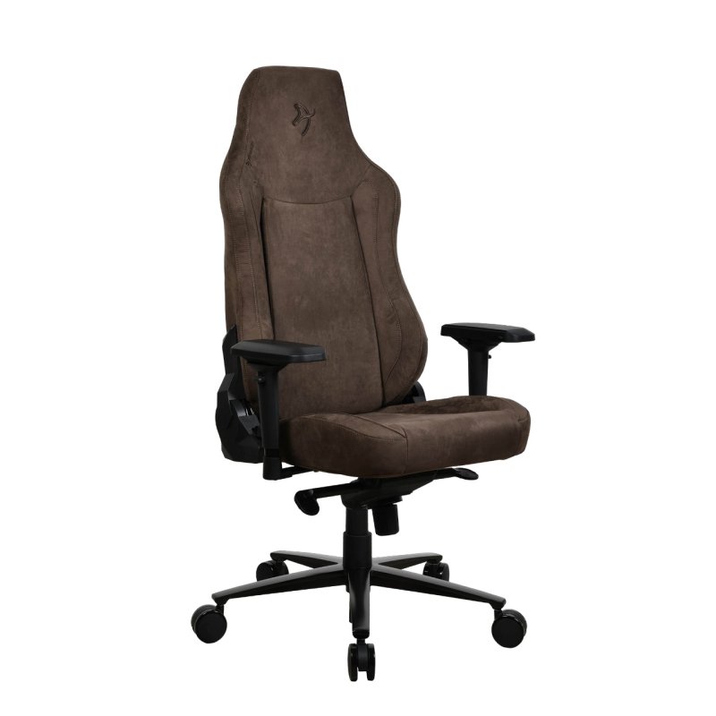 Detalle 2 de Arozzi Vernazza Supersoft: Silla Gaming marrón para comodidad prolongada