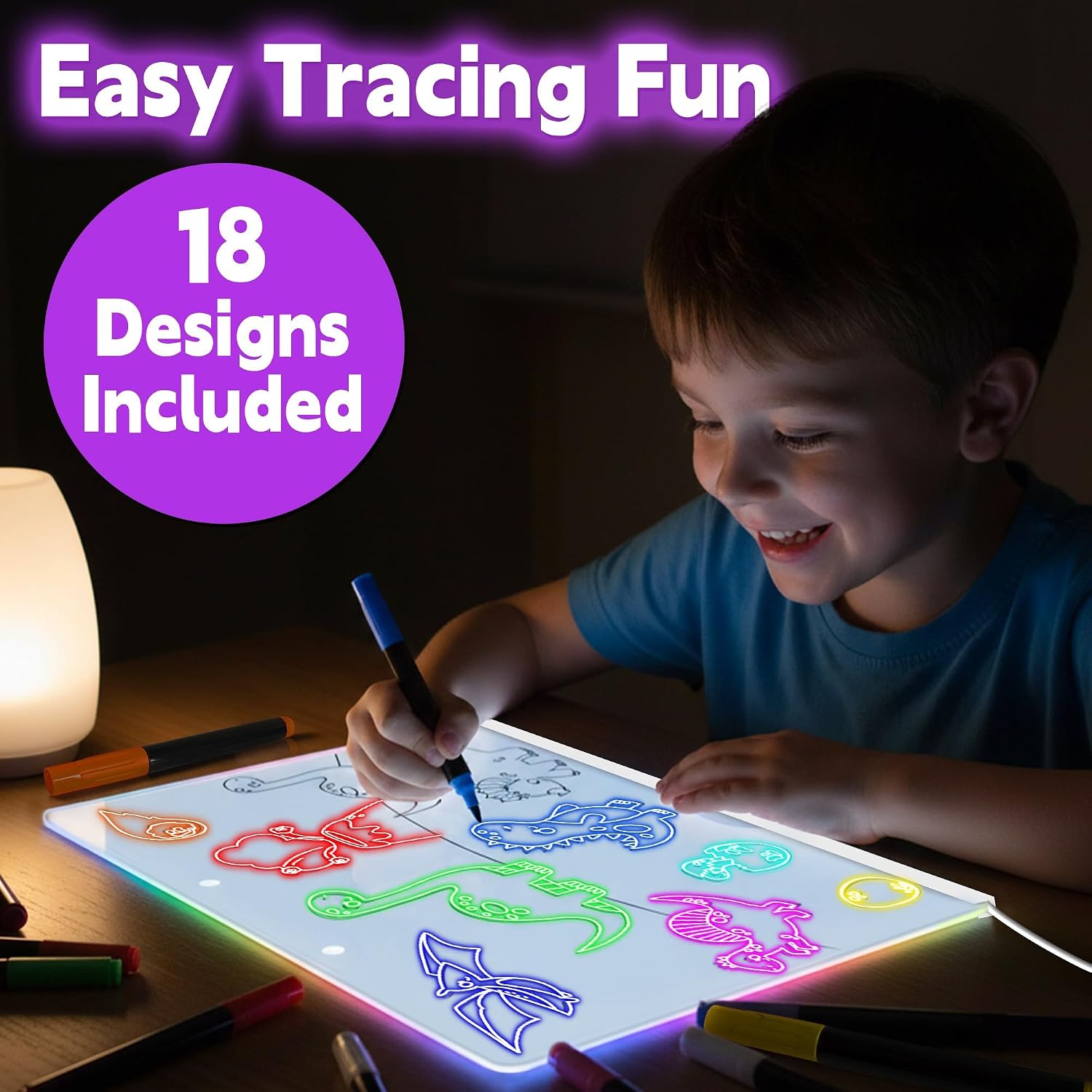 Detalle 2 de XoBathti LED Drawing Board, 16-Inch
