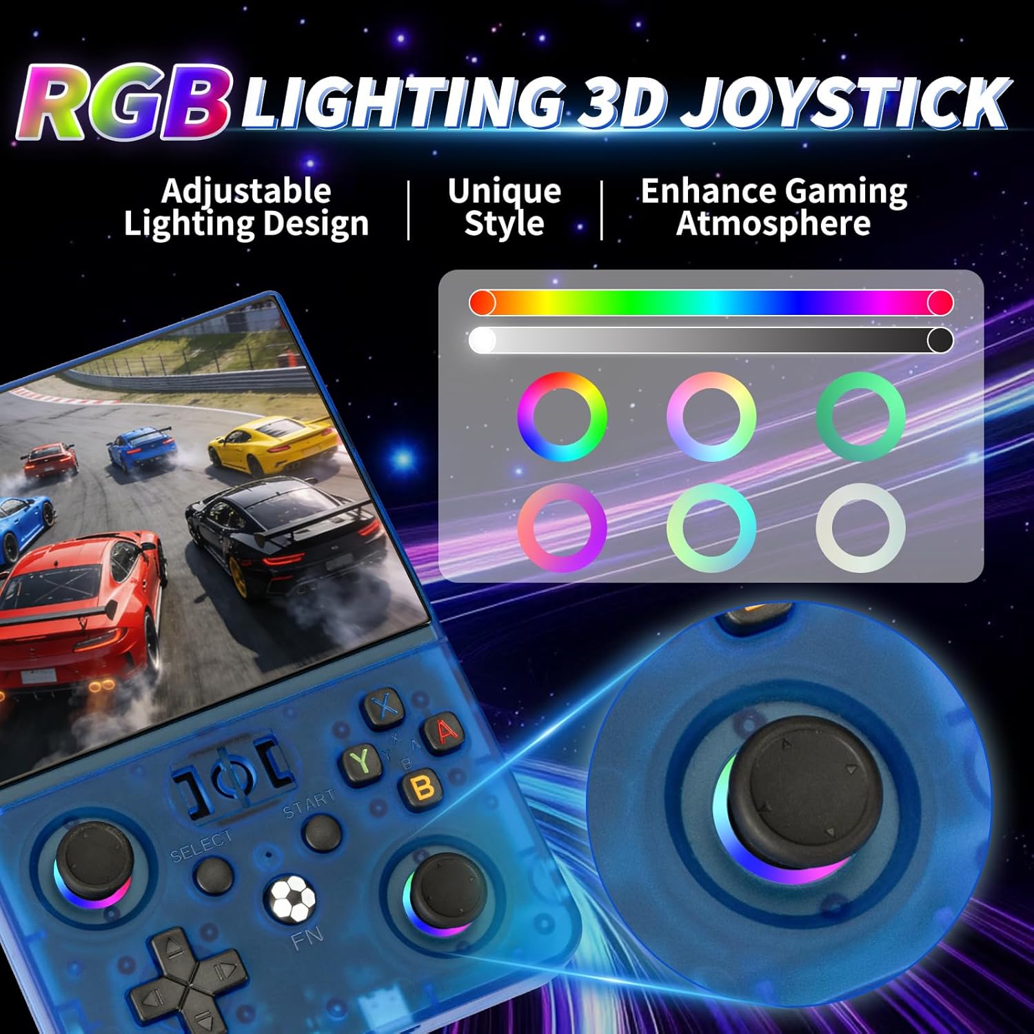 Thumbnail 3 de Blidinner 2026 NEW Upgrade R36MAX Ⅱ Retro Handheld: 4.5-inch screen, 18,000+ games, 4000mAh
