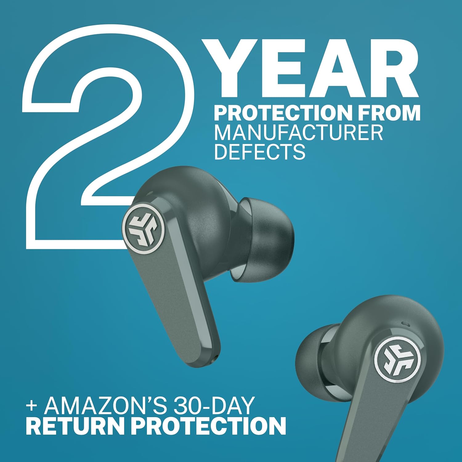 Thumbnail 1 de JLab Go Pods ANC: Auricolari Bluetooth ibrida con cancellazione del rumore, IP55 e autonomia da 26 ore