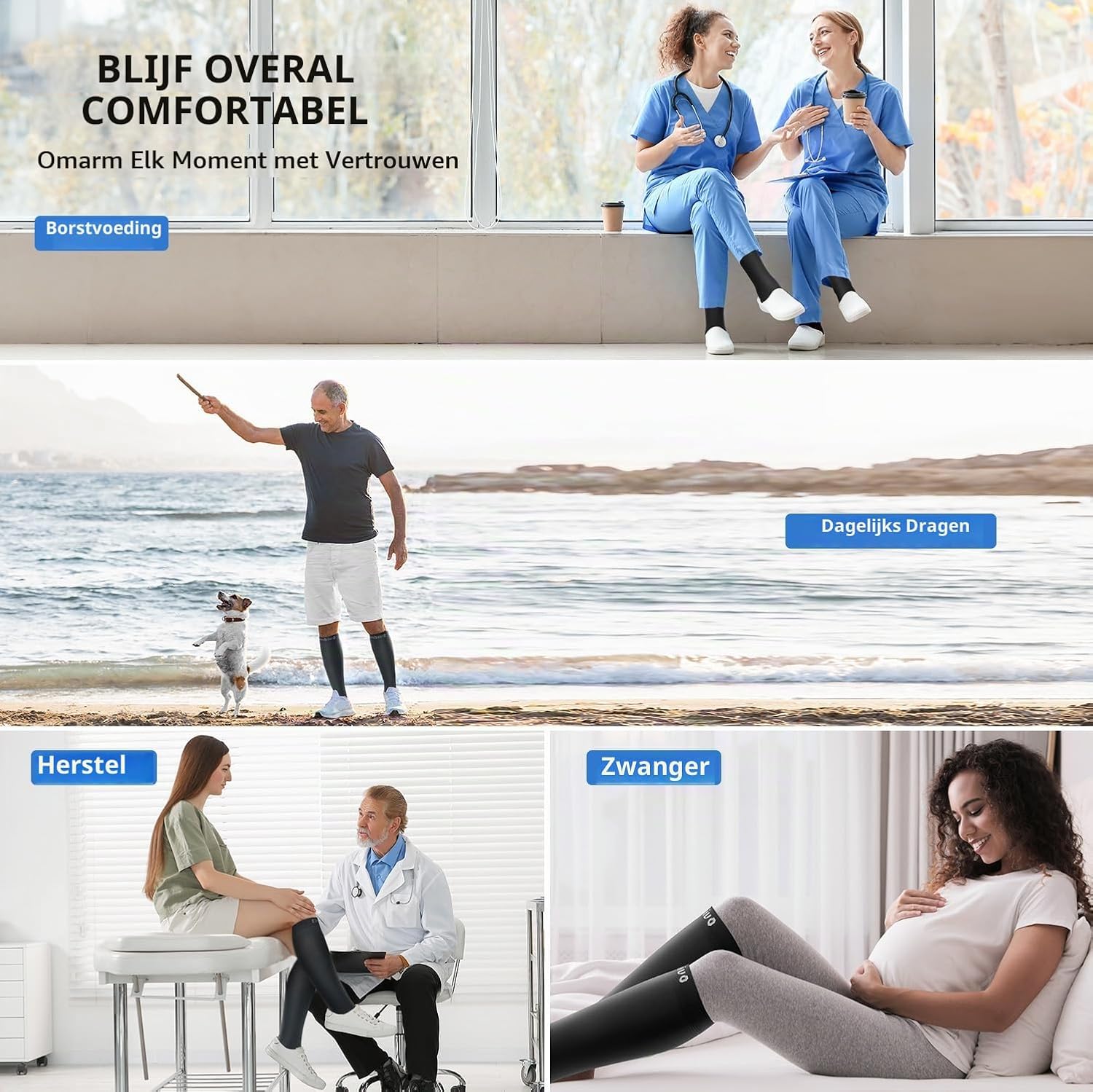 Thumbnail 6 de CAMBIVO compressiekousen met open teen, klasse 2, 20–30 mmHg