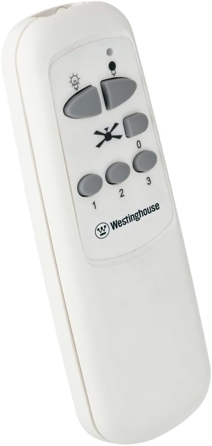Thumbnail 3 de Westinghouse Lighting Bendan – wentylator sufitowy, metalowy, białe łopatki, 132 × 132 × 36 cm
