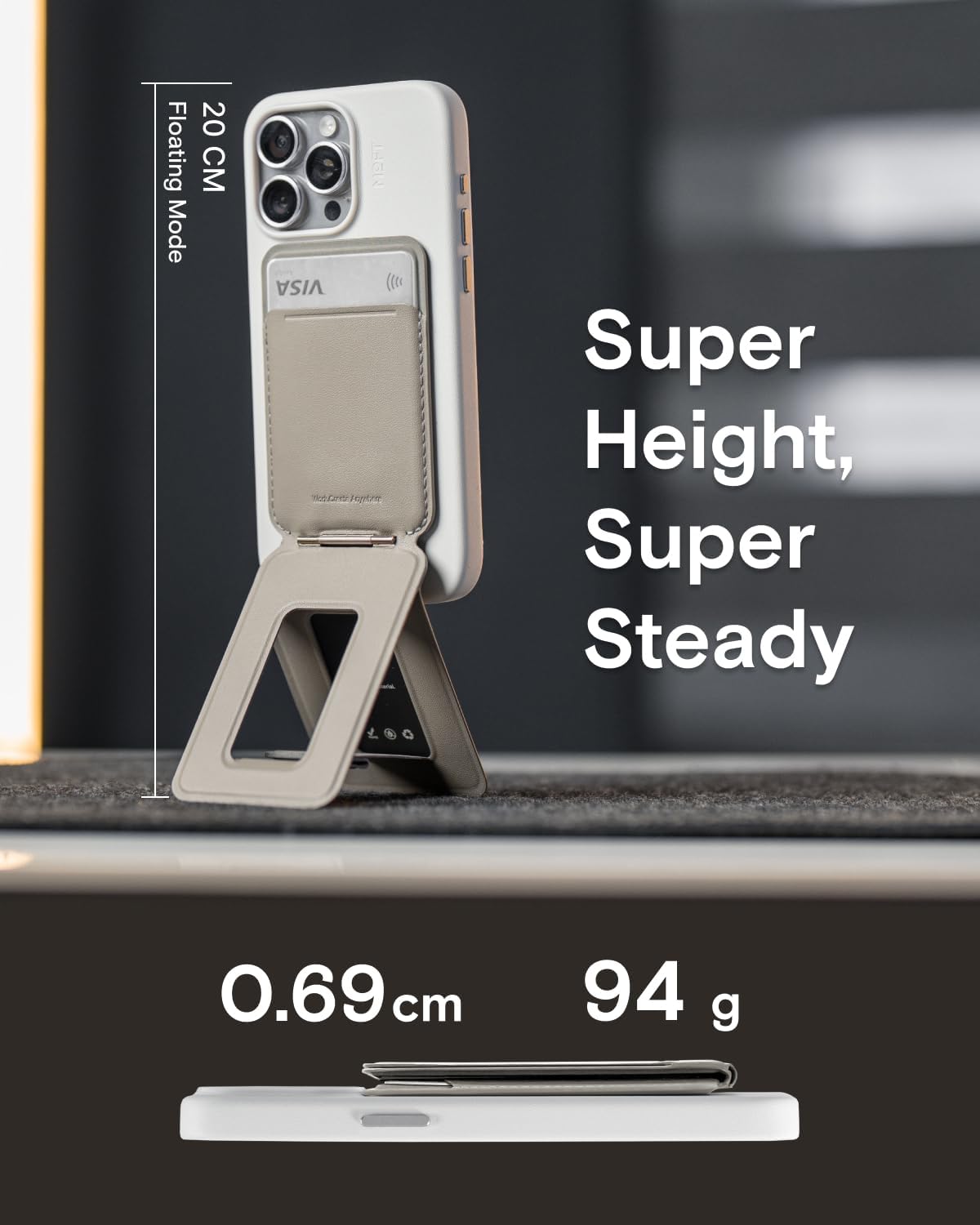 Thumbnail 2 de MOFT Phone Tripod Wallet for iPhone – Mulit-Angles, Lightweight 3-in-1 Stand and Cardholder