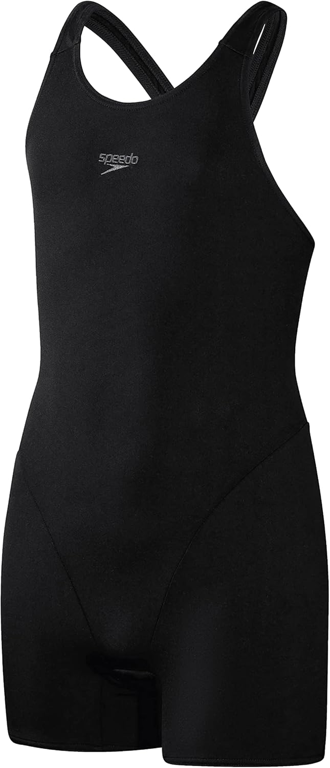 Detalle de Speedo Girls Endurance+ Legsuit Swimsuit – Black