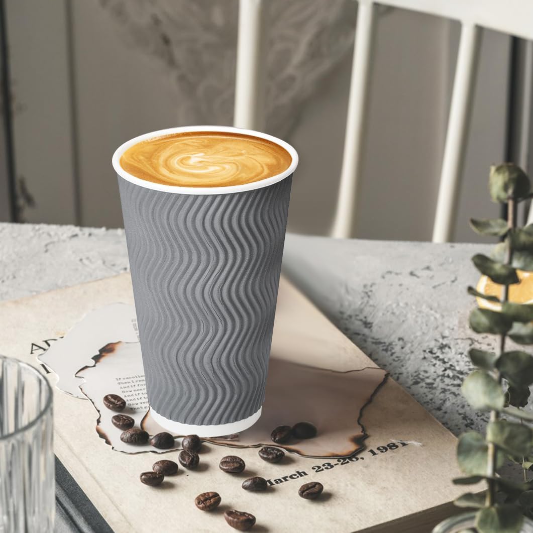 Thumbnail 3 de BYSNOW 16 oz Coffee Cups with Lids