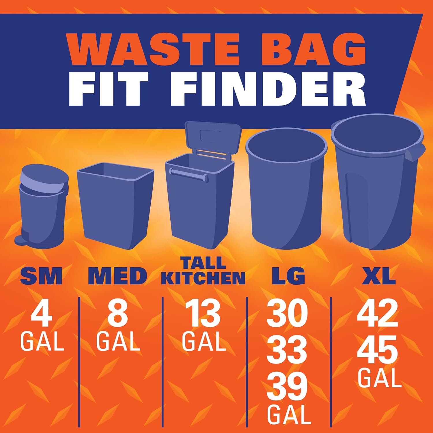 Thumbnail 6 de Hefty Strong 33 Gallon Trash Bags with Drawstrings, Black, Unscented (48 ct)
