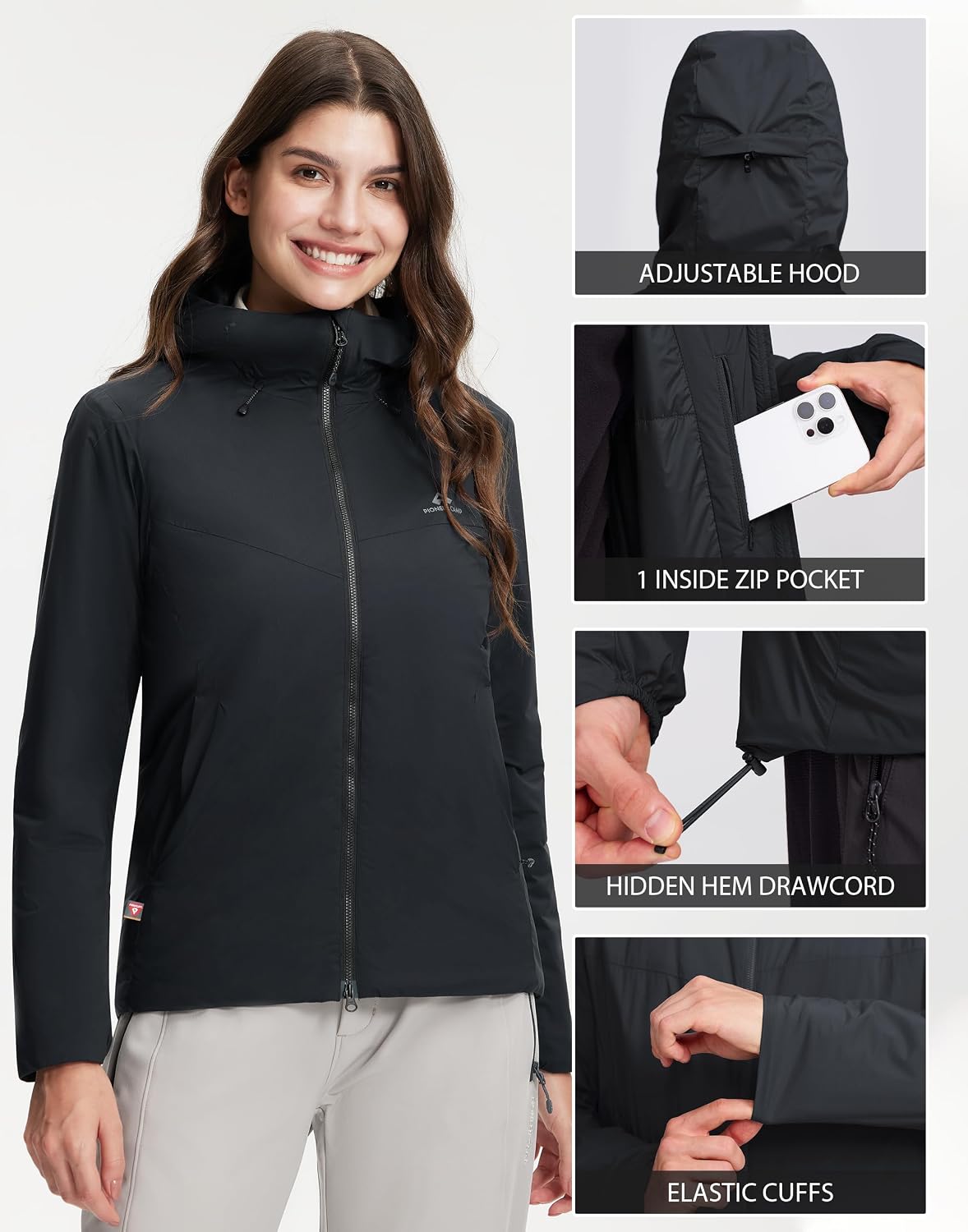 Detalle 2 de Pioneer Camp Veste d'hiver femme Primaloft 60 g
