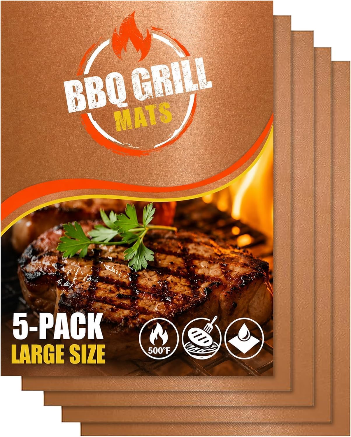 Thumbnail 5 de Extra große Grillmatte 50 x 40 cm im 5er Pack