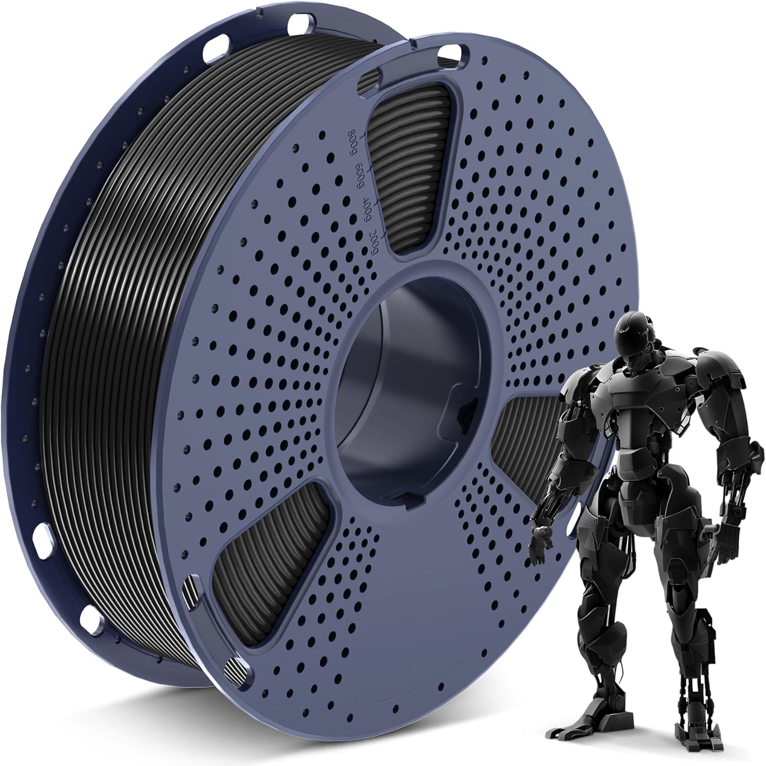 Thumbnail 1 de SUNLU PLA 3D Printer Filament (1.75mm), Black, 1kg Spool — +/- 0.02mm dimensional accuracy