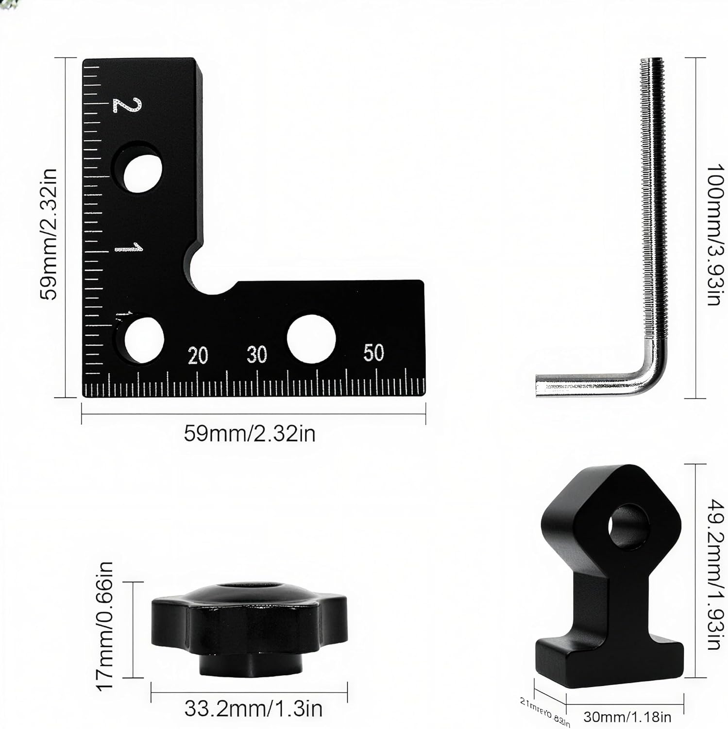 Thumbnail 5 de Winkelspanner 90° Positionierklemme 140 mm