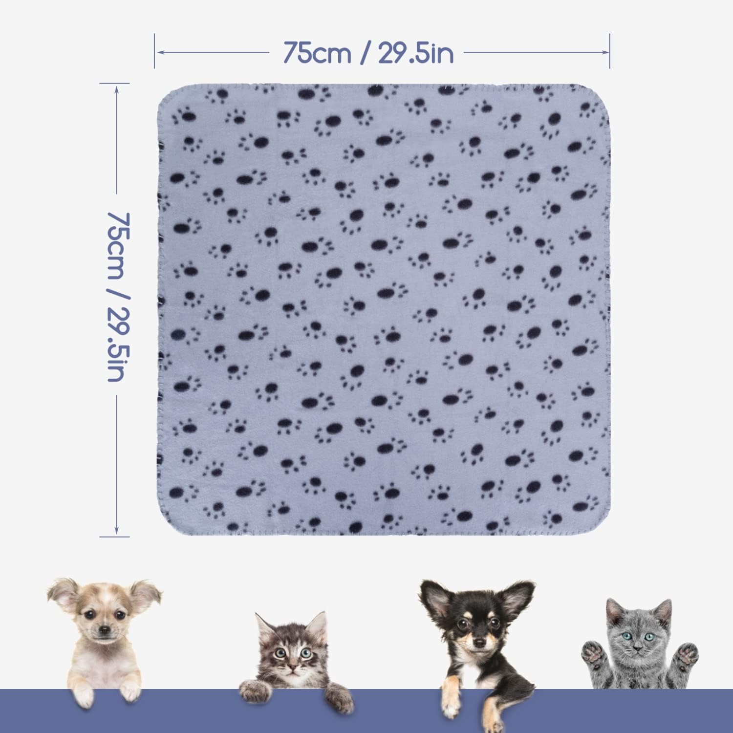 Thumbnail 3 de Nobleza 3 Pezzi coperta per cane 75x75 cm