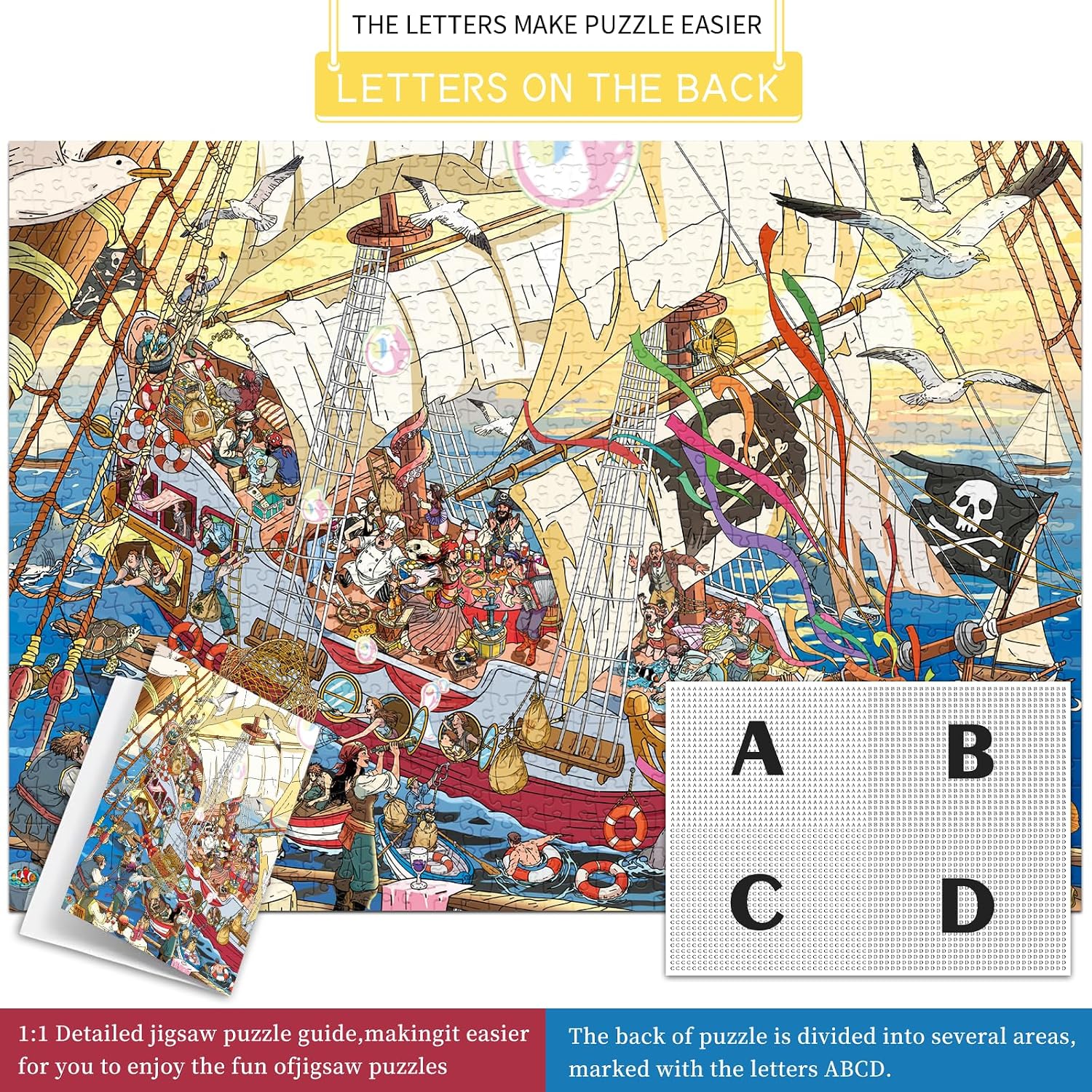 Thumbnail 2 de HUADADA 1,000-Piece Jigsaw Puzzle