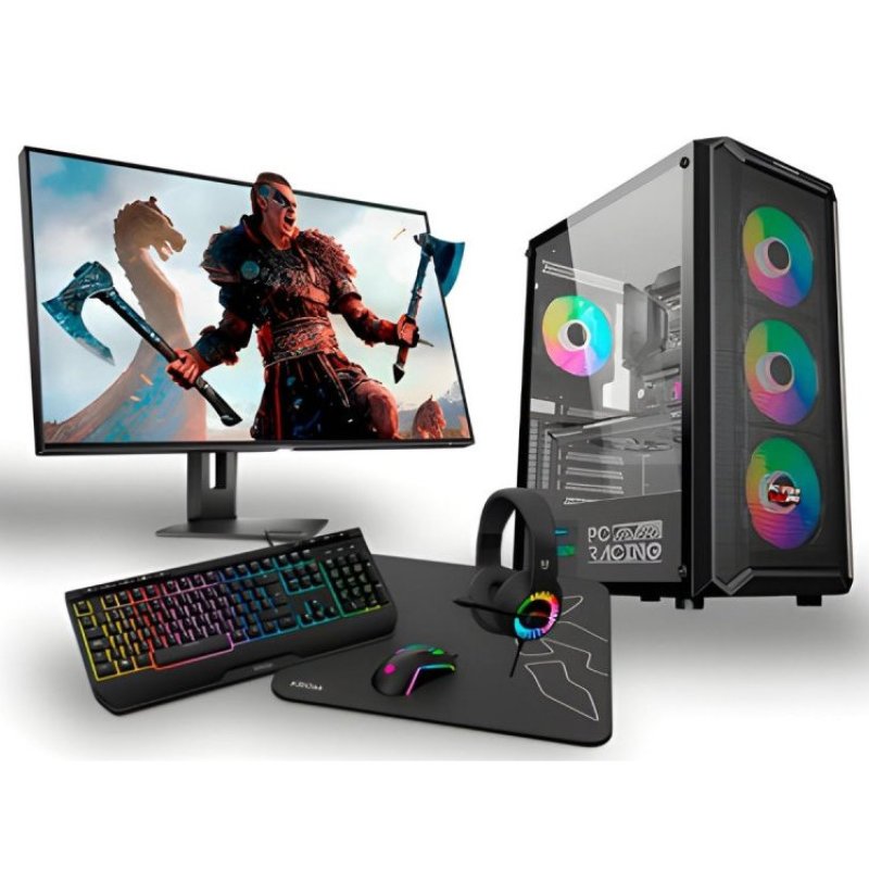 Detalle de PC Racing AMD Ryzen 7 8700G Ordenador gaming 1TB SSD 24"