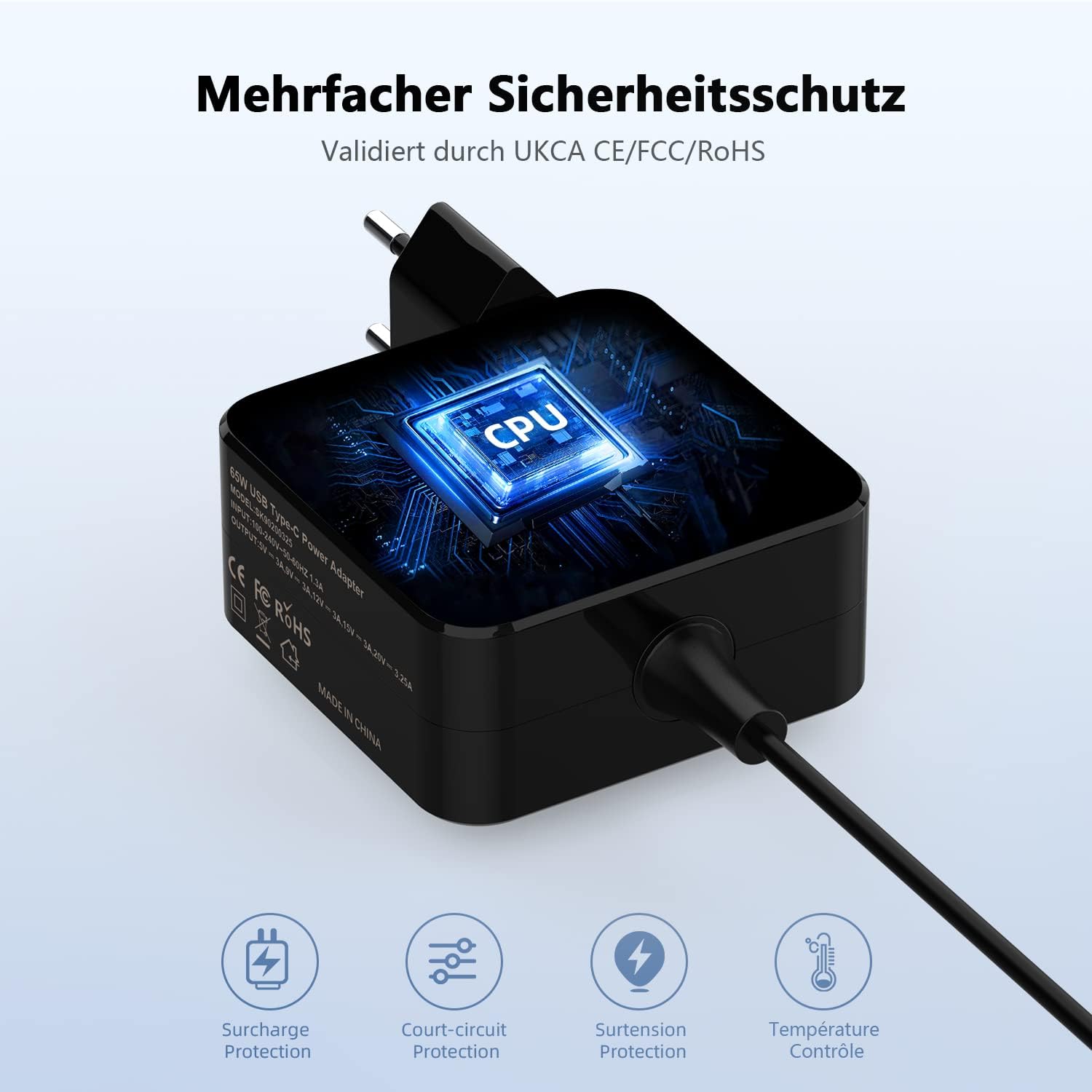 Thumbnail 4 de USB C Ladegerät 65W Laptop Netzteil