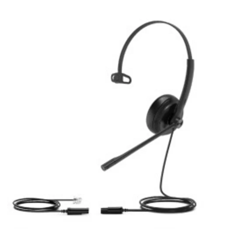 Detalle de Yealink YHS34 Lite Mono, auricular con micrófono unidireccional para teléfono IP
