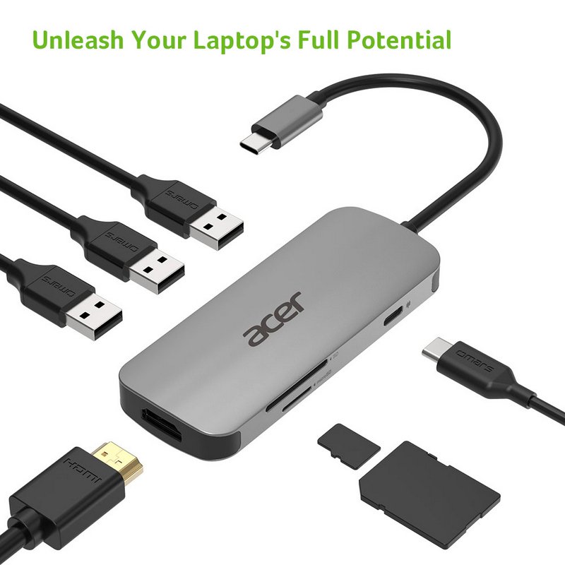 Thumbnail 2 de Acer 7 en 1 USB-C Docking Station 100 W