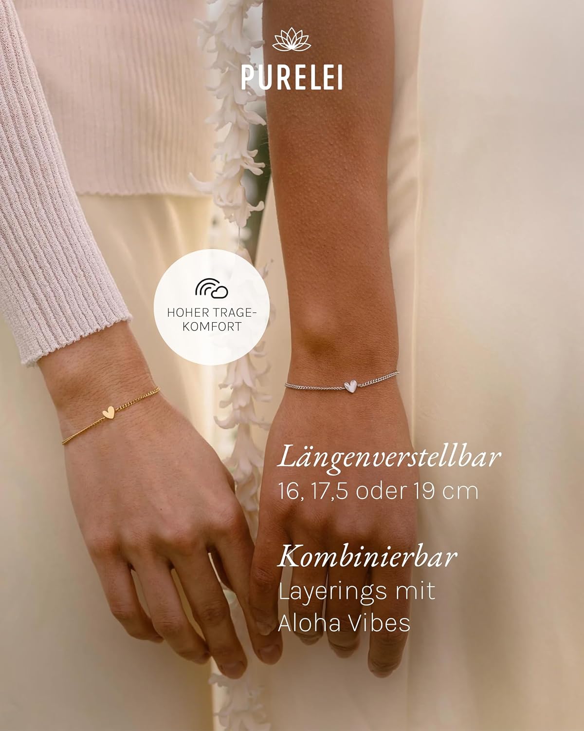 Thumbnail 5 de Purelei Tiny Heart Armband 16–19 cm 💍