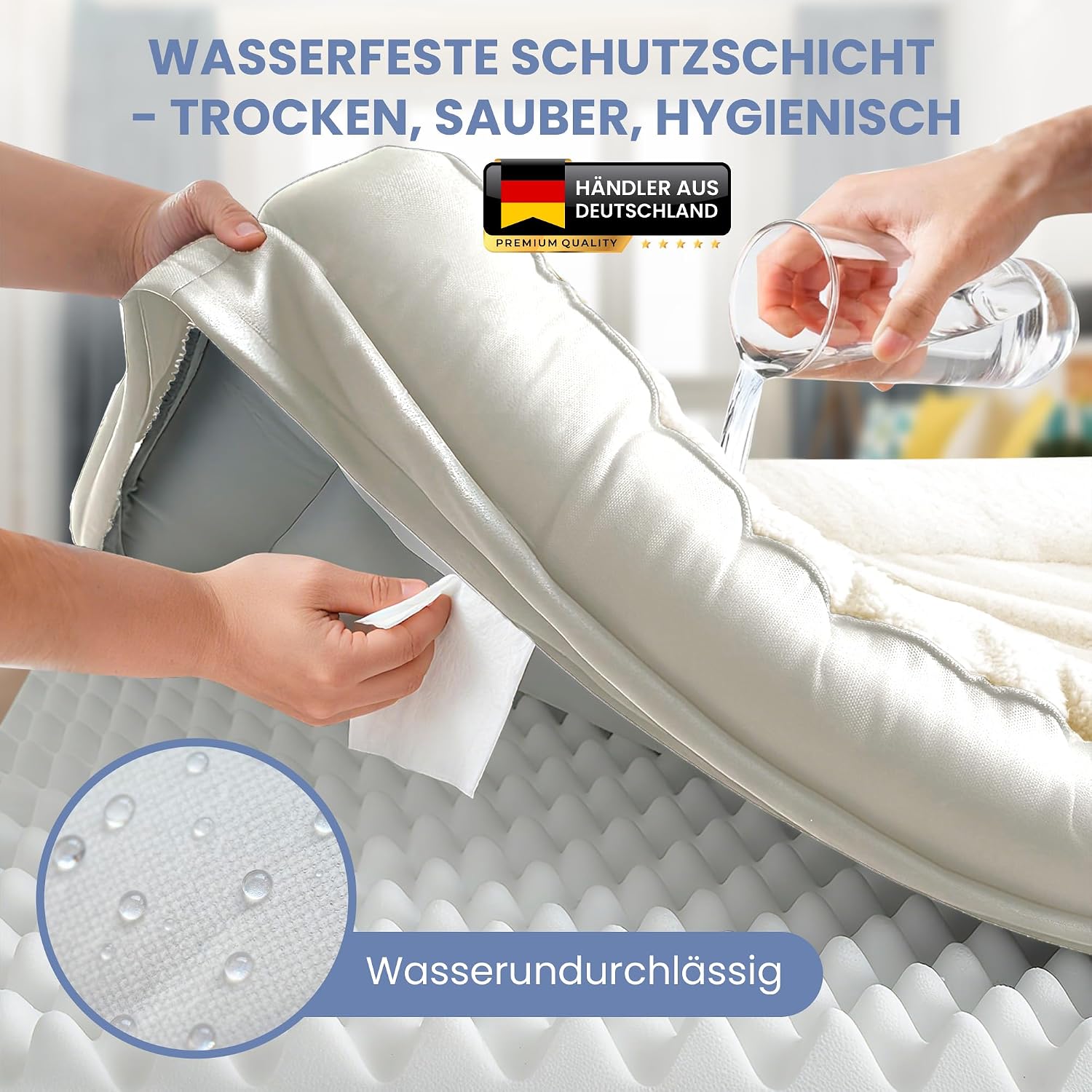 Thumbnail 4 de ELONEO orthopädisches Hundebett 106×76×19 cm