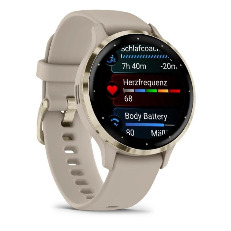 Detalle 2 de Garmin Venu 3S Reloj smartwatch 41 mm con bisel de acero inoxidable