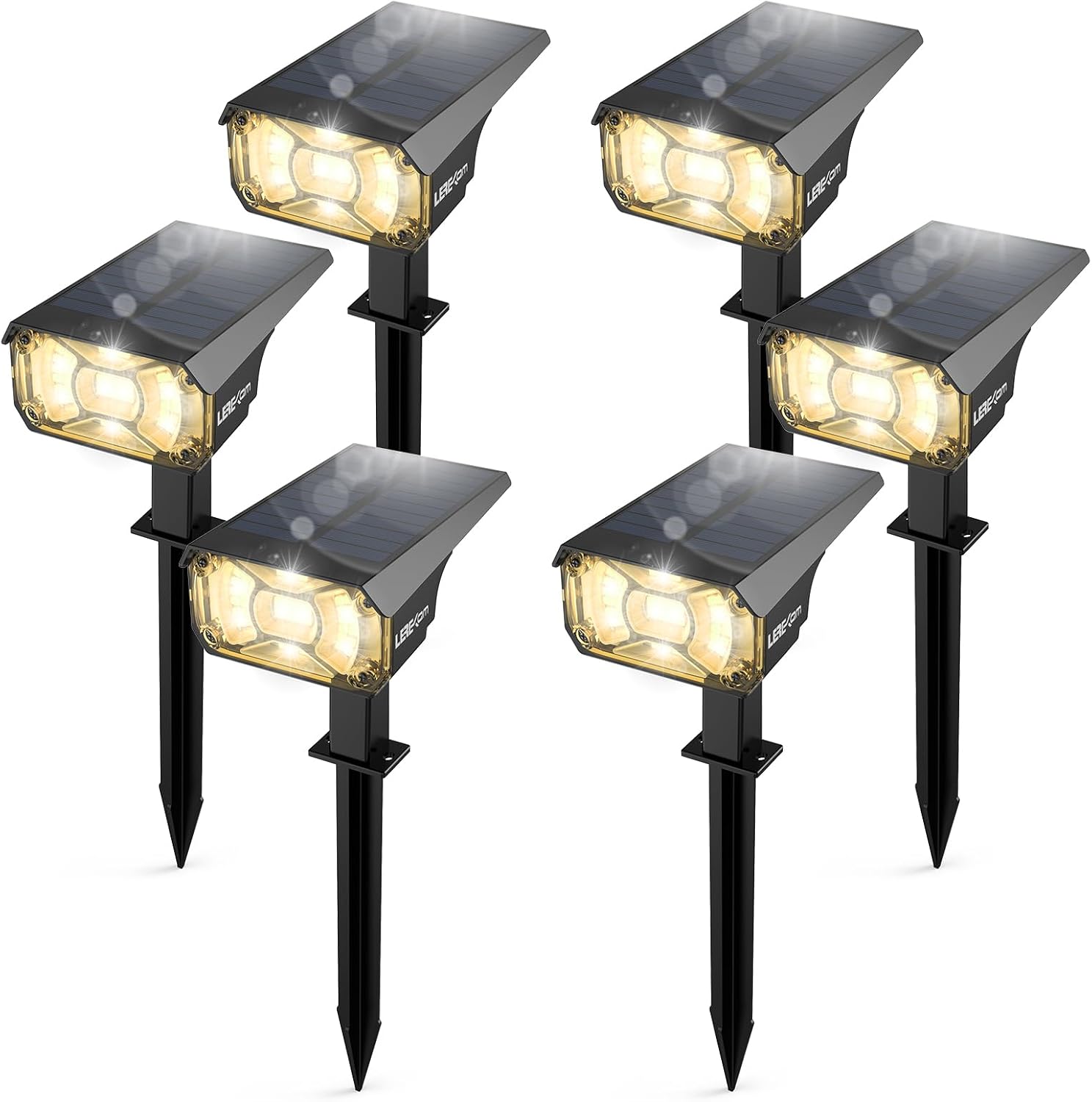 Detalle de LEREKAM Solar Outdoor Spotlights with 40 LEDs