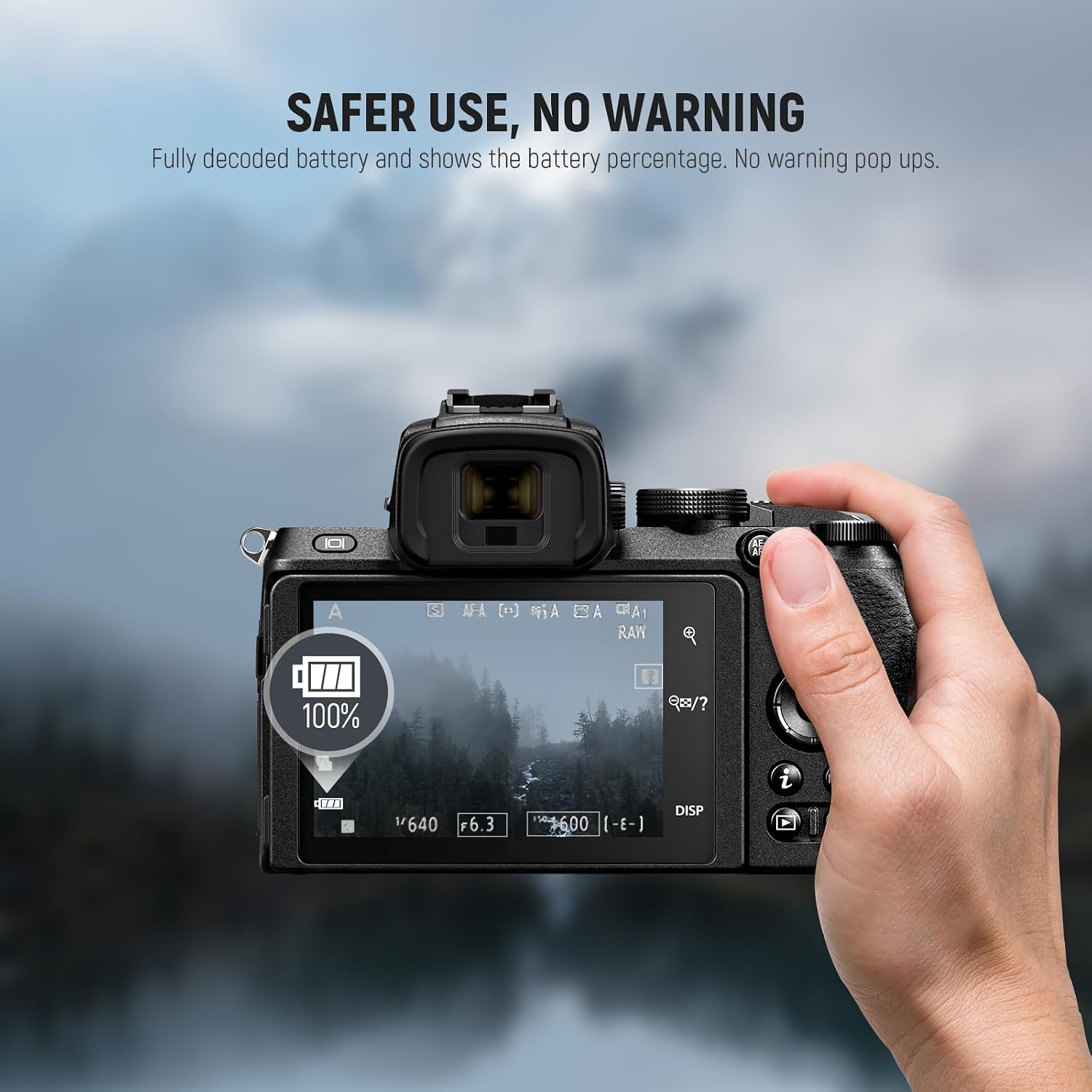 Thumbnail 4 de Batterie de remplacement NEEWER EN-EL25 (1250 mAh) pour Nikon Zfc, Z30, Z50 + charge via USB-C MH-32