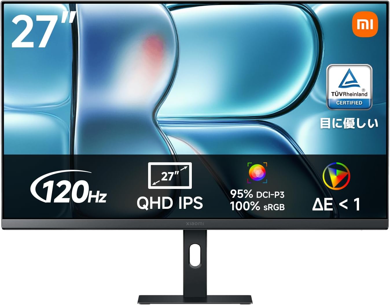 Detalle de Xiaomi A27Qi 27インチ QHDモニター、120Hz・IPS・広色域対応
