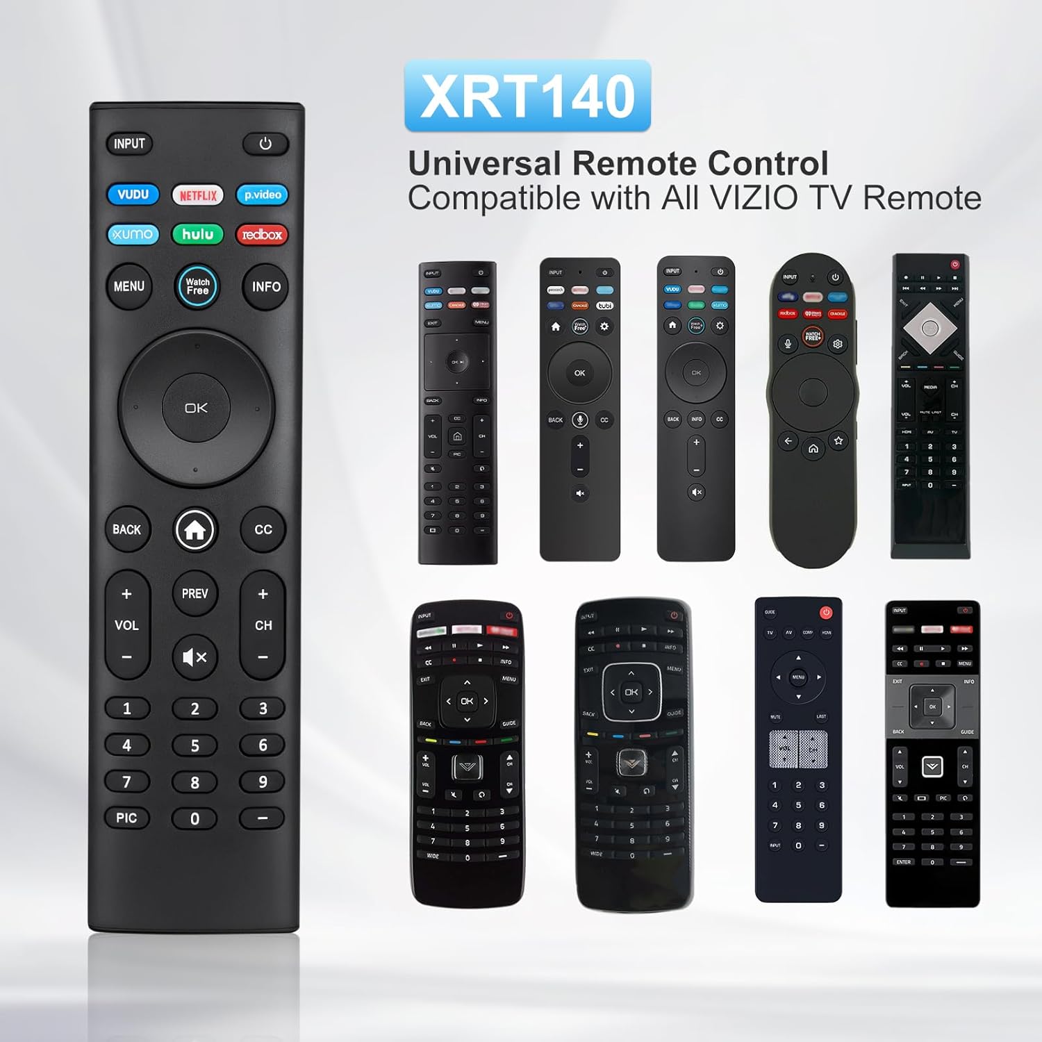 Thumbnail 1 de VIZIO XRT140 Remote 40 ft range