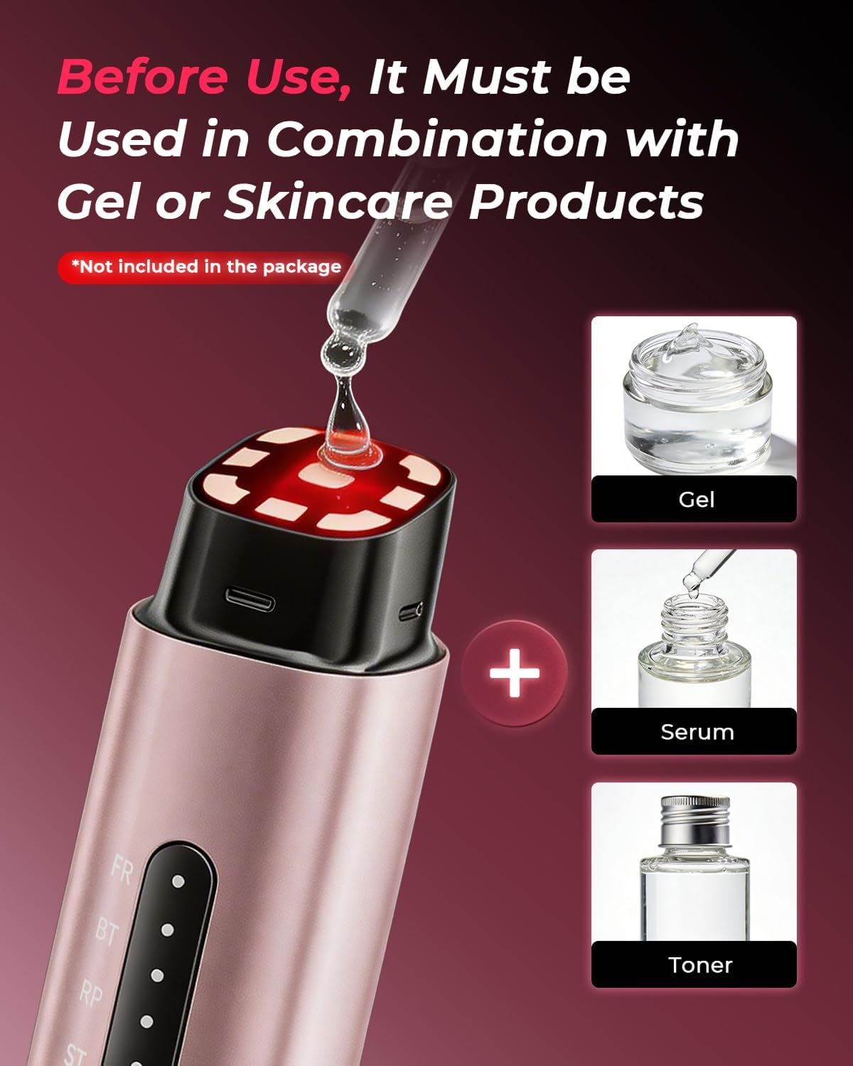 Thumbnail 6 de Face Massager Facial Lifting Device — Electric Face Sculpting Tool with EMS Microcurrent Massage