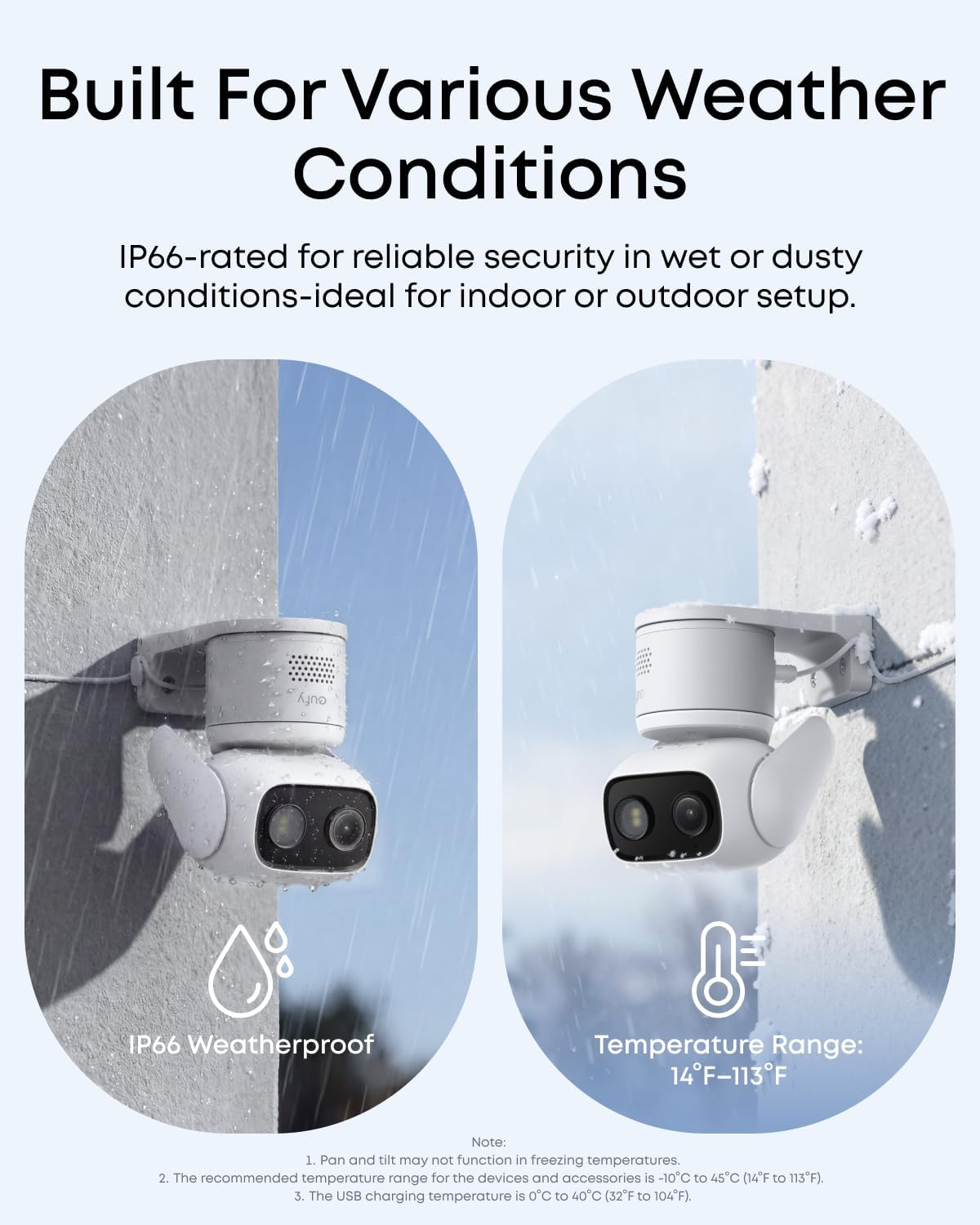Detalle 2 de eufy Security Camera C31 2-Pack: 360° Indoor/Outdoor Coverage with 24/7 Local Recording