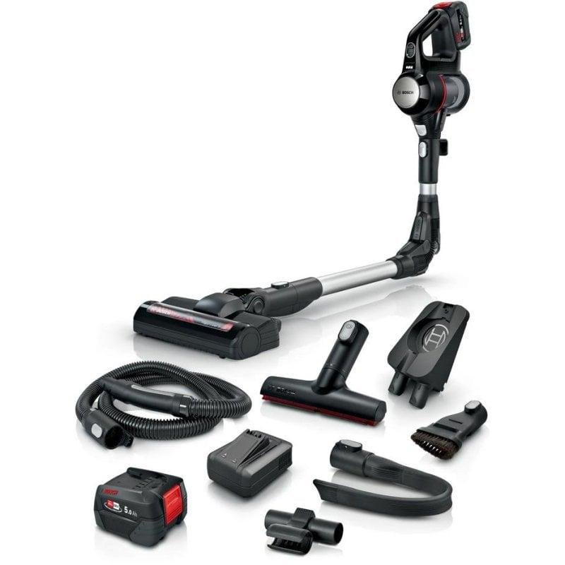 Detalle de Aspiradora sin Bolsa Bosch BSS715FRSH 18V: libertad sin cables para bares rincones y alfombras