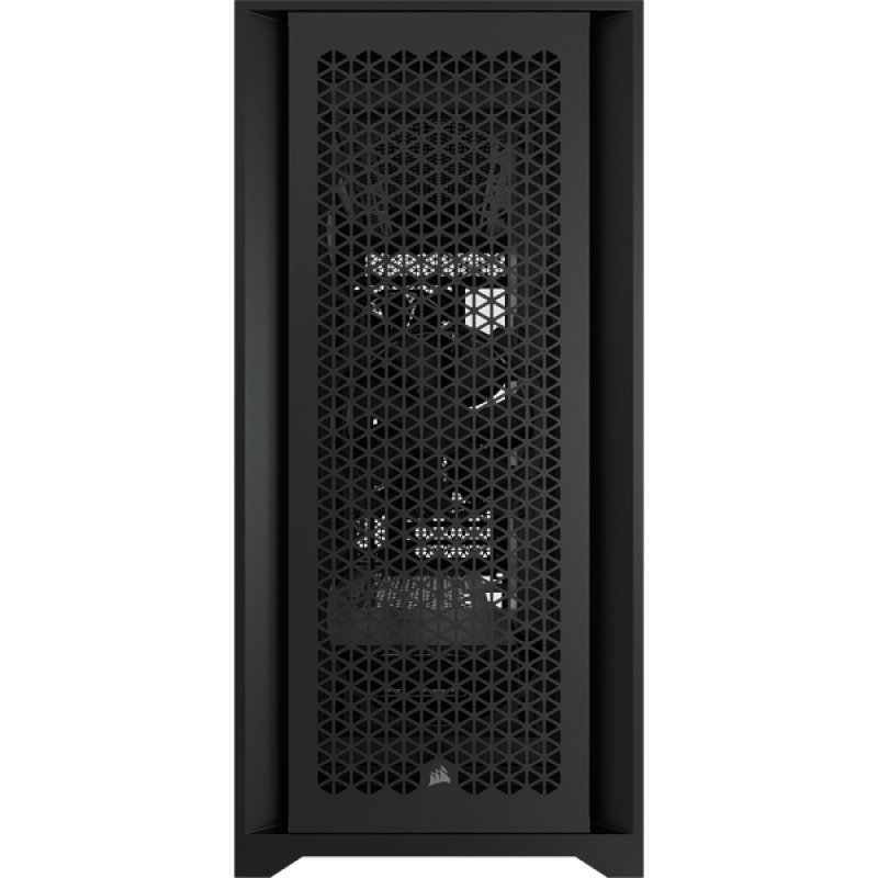 Thumbnail 1 de Corsair 5000D Airflow torre ATX semitorre negra con dos ventiladores AirGuide