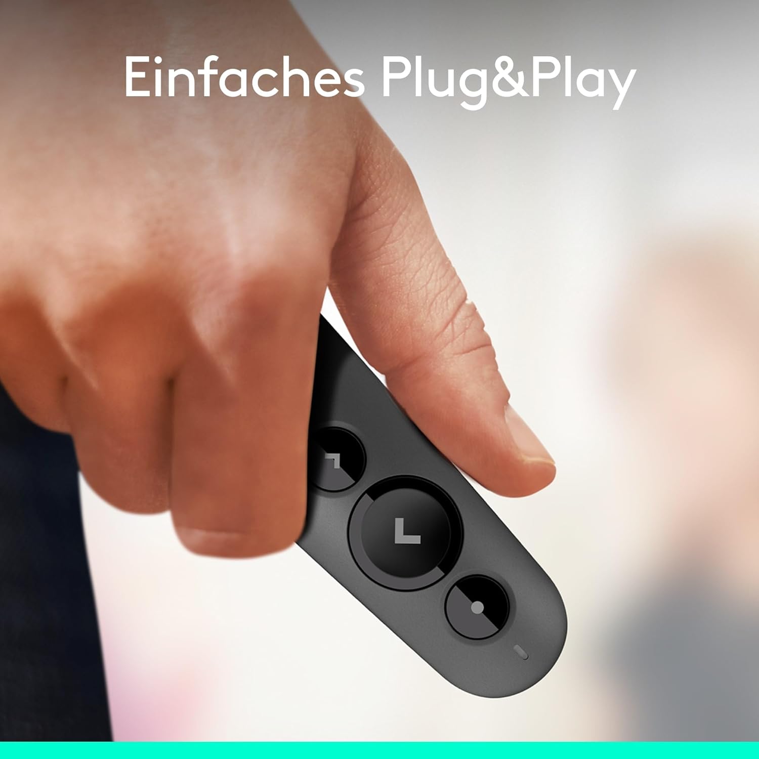 Thumbnail 1 de Logitech R500s Presenter (Laser Klasse 1) für Bluetooth & USB – Reichweite bis 20 m, konfigurierbar, dunkelgrau